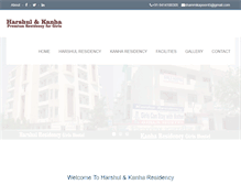 Tablet Screenshot of hariombhawan.com